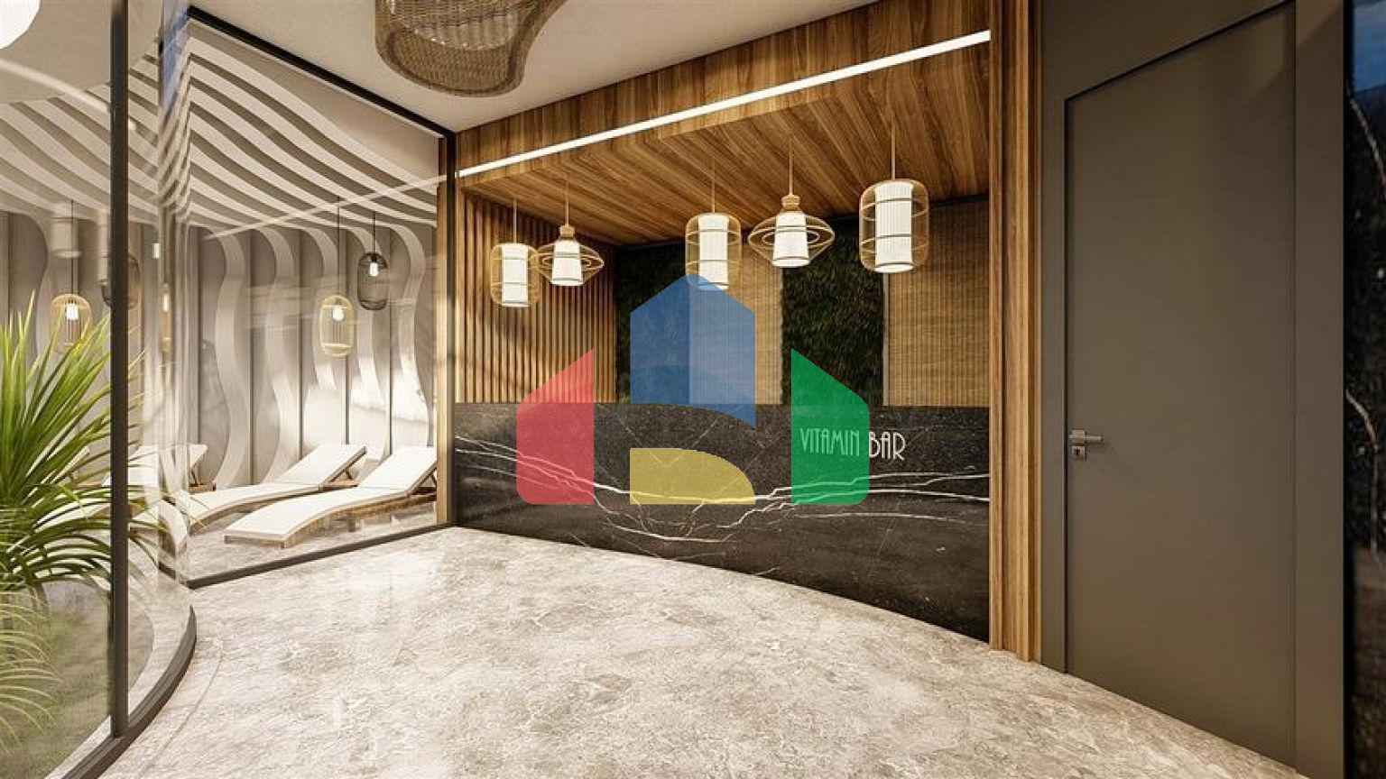 Квартири планування 1 + 1 в комплексі класу люкс в районі Алтинташ - Анталія