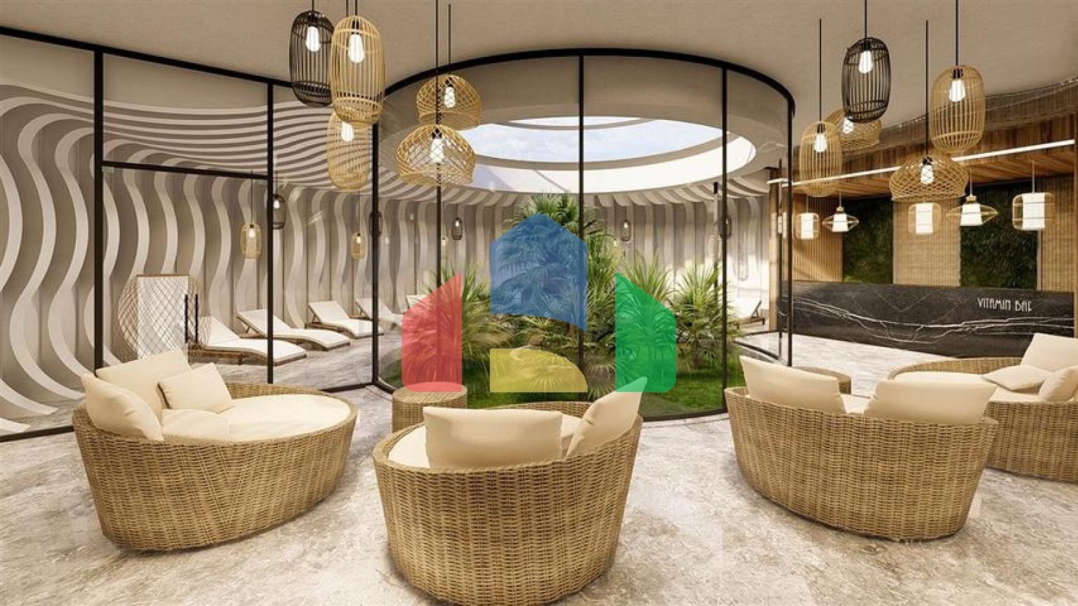 Квартири планування 1 + 1 в комплексі класу люкс в районі Алтинташ - Анталія