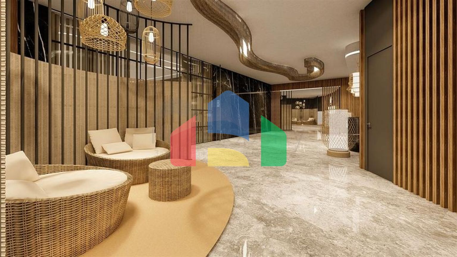 Квартири планування 1 + 1 в комплексі класу люкс в районі Алтинташ - Анталія