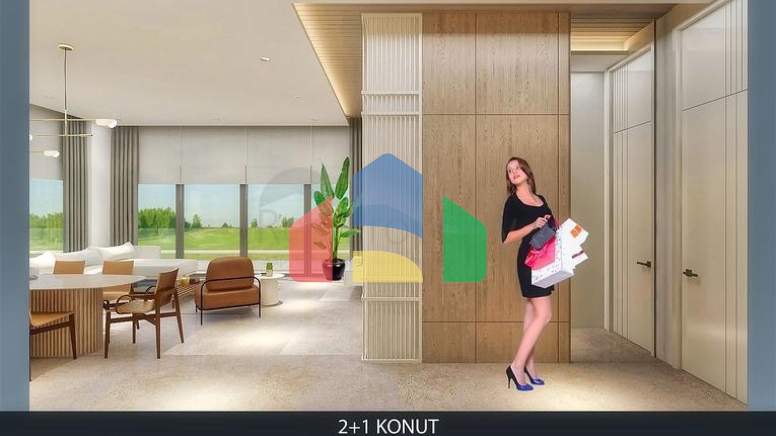 Квартира планування 2 + 1 в районі Алтинташ - Анталія