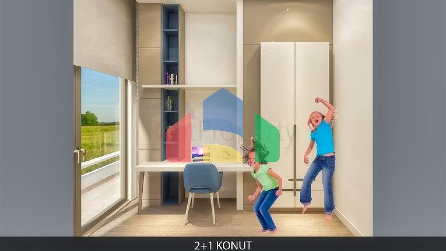 Квартира планування 2 + 1 в районі Алтинташ - Анталія