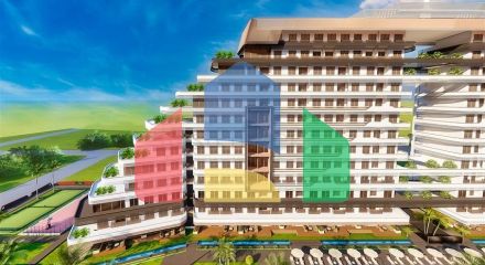 Квартира планування 2 + 1 в районі Алтинташ - Анталія