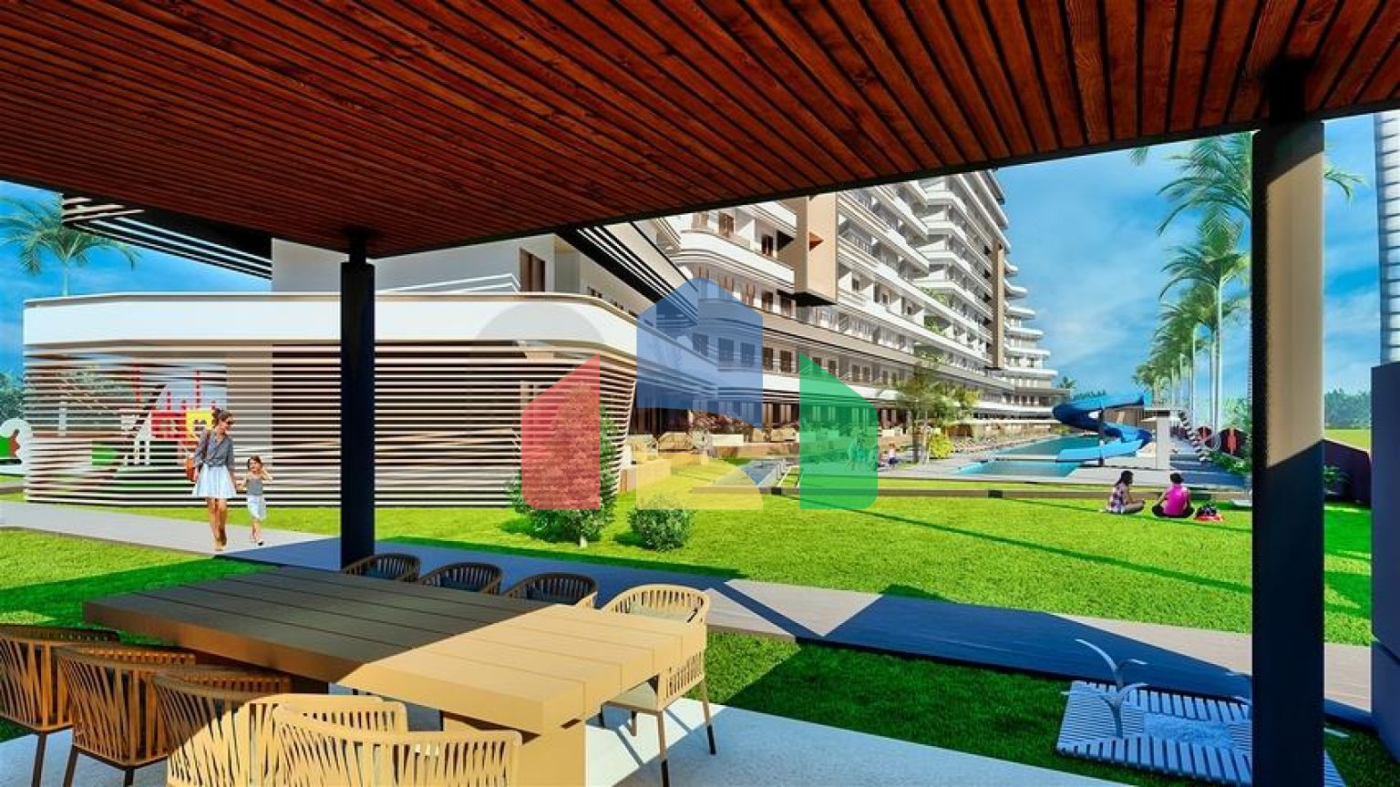 Квартира планування 2 + 1 в районі Алтинташ - Анталія