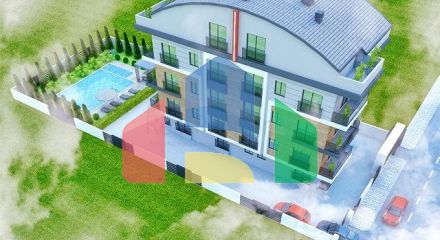 Квартиры планировки 1+1 микрорайоне Алтынташ - Анталия