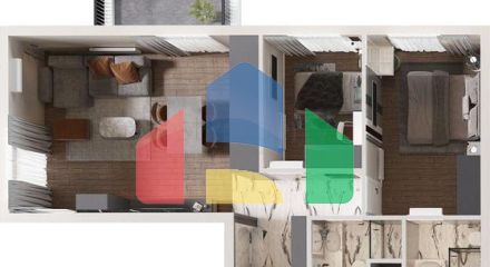 Квартири планування 2 + 1 в мікрорайоні Алтинташ - Анталія Квартири планування 2 + 1 в мікрорайоні Алтинташ - Анталія