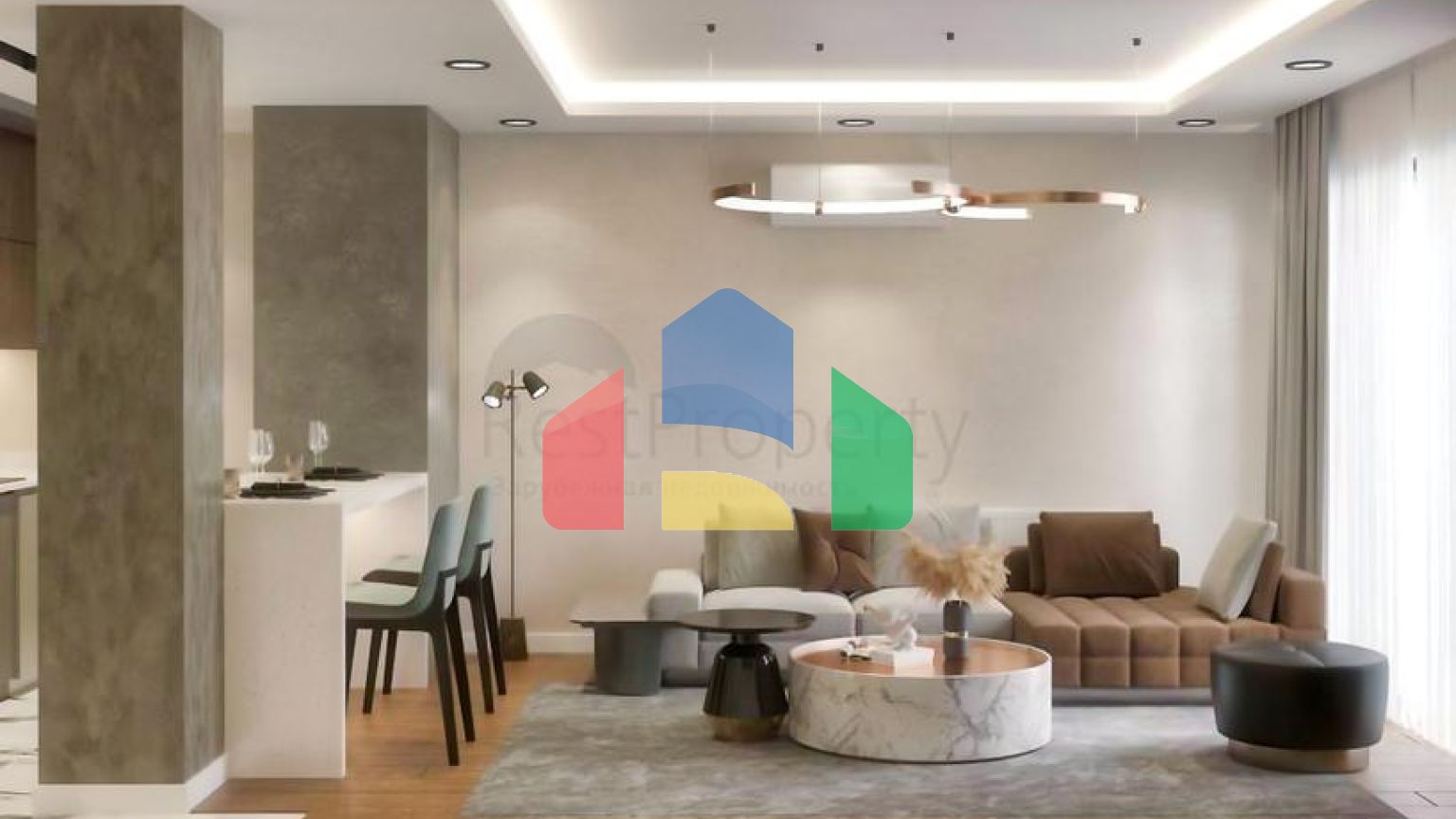 Квартири планування 2 + 1 в мікрорайоні Алтинташ - Анталія