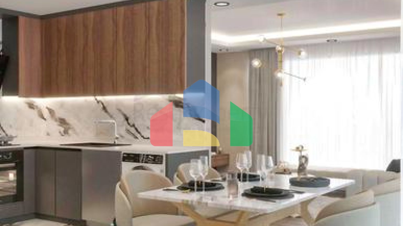 Квартири планування 2 + 1 в мікрорайоні Алтинташ - Анталія