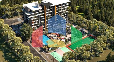 An investment project in one of the most attractive areas of Altyntas - Antalya