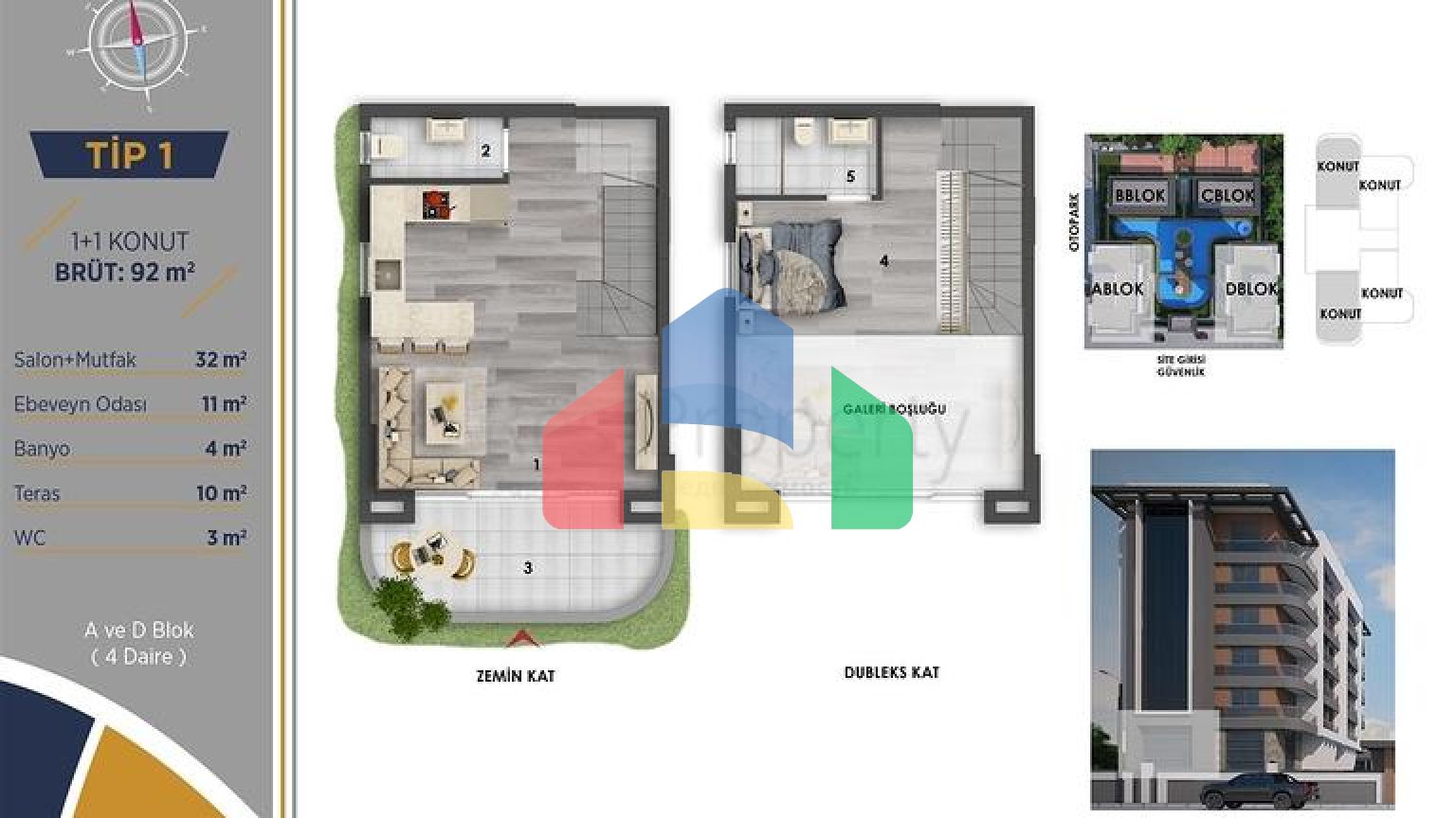 Инвестиционный проект в районе Алтынташ - Анталия