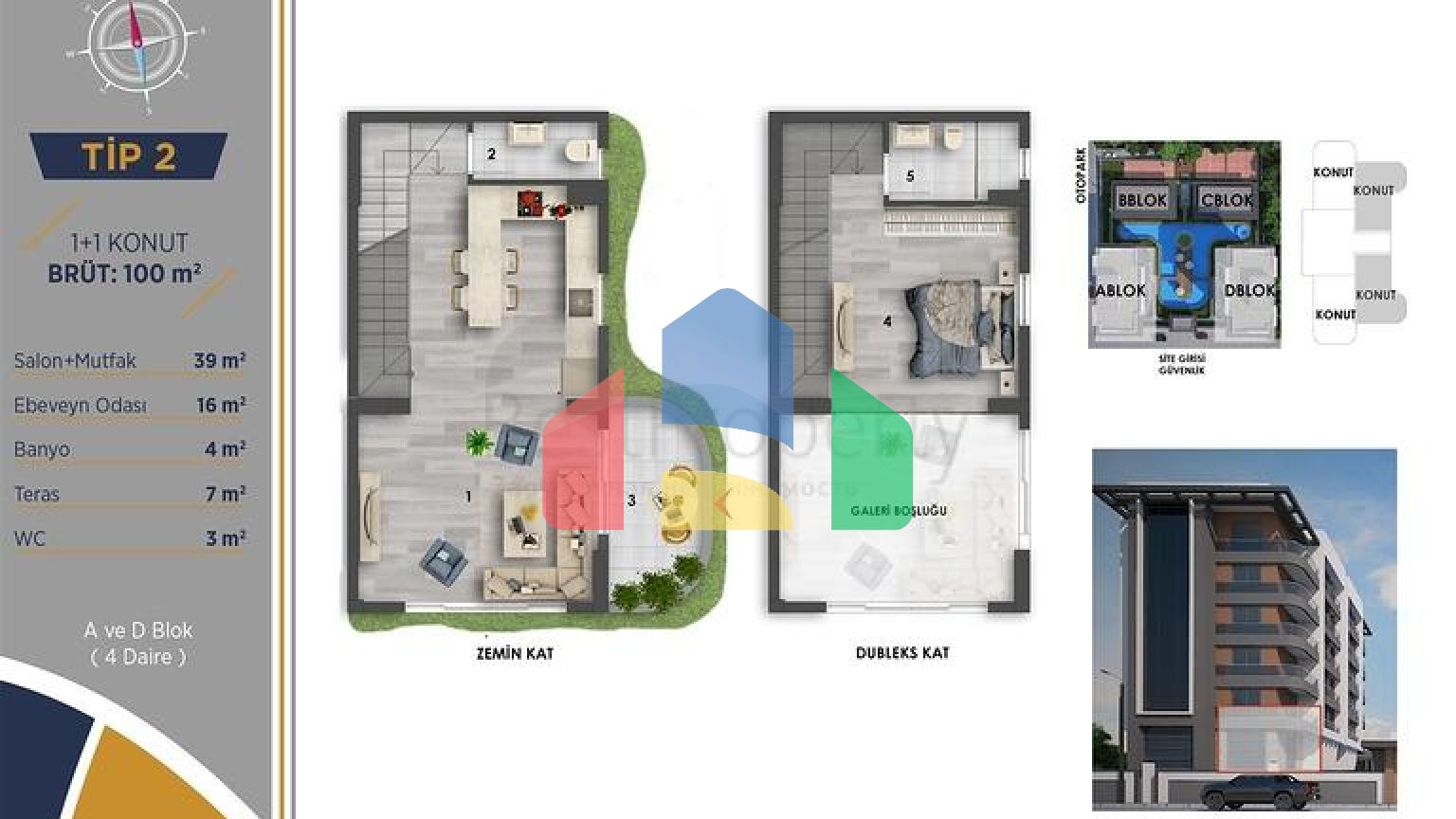 Инвестиционный проект в районе Алтынташ - Анталия