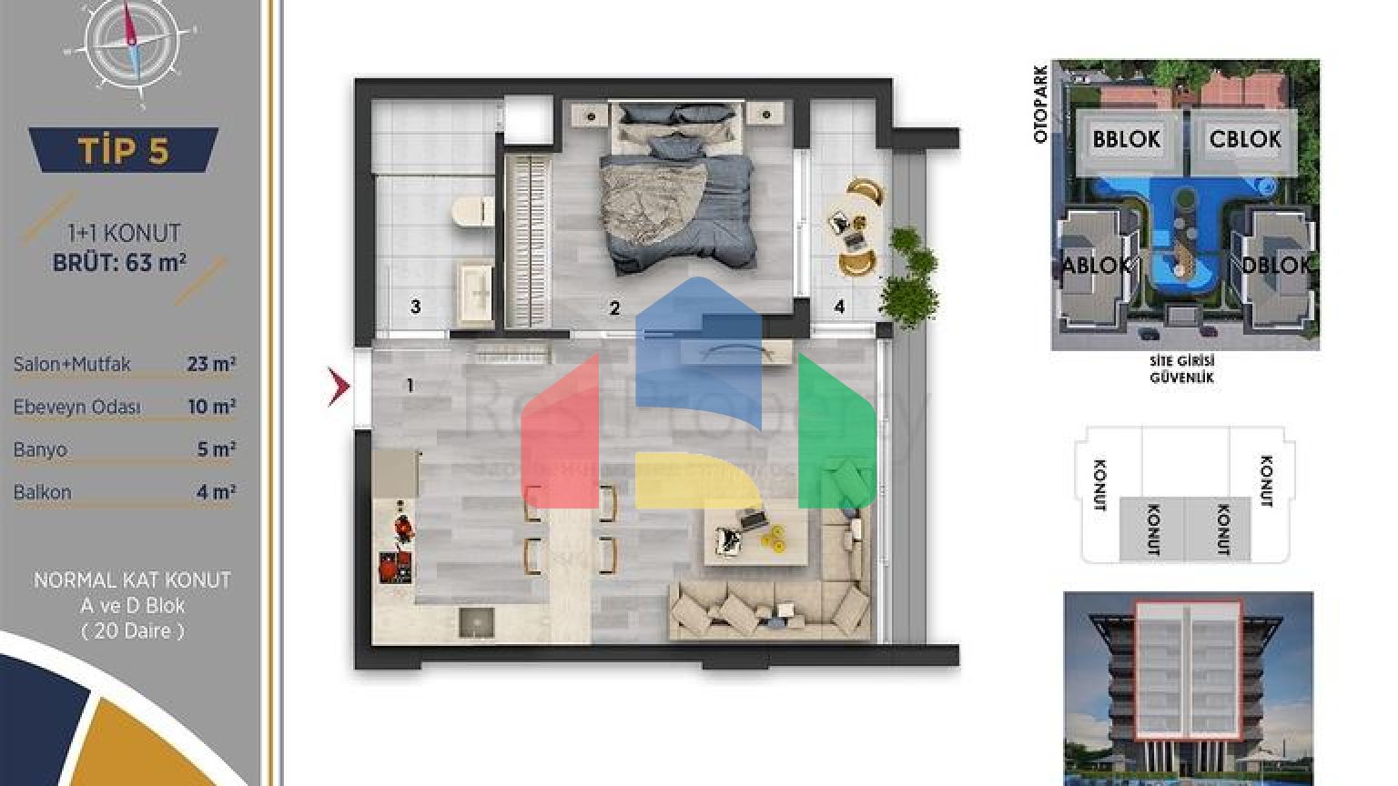 Инвестиционный проект в районе Алтынташ - Анталия
