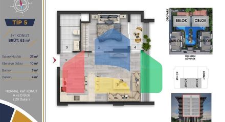 Инвестиционный проект в районе Алтынташ - Анталия