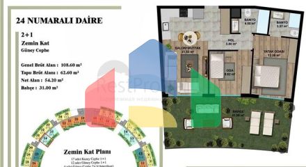 Инвестиционный проект в районе Алтынташ - Анталия Инвестиционный проект в районе Алтынташ - Анталия