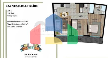 Инвестиционный проект в районе Алтынташ - Анталия Инвестиционный проект в районе Алтынташ - Анталия