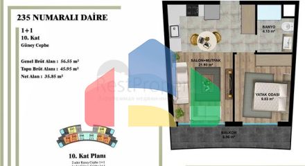 Инвестиционный проект в районе Алтынташ - Анталия Инвестиционный проект в районе Алтынташ - Анталия