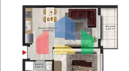 Инвестиционный проект в микрорайоне Алтынташ - Анталия