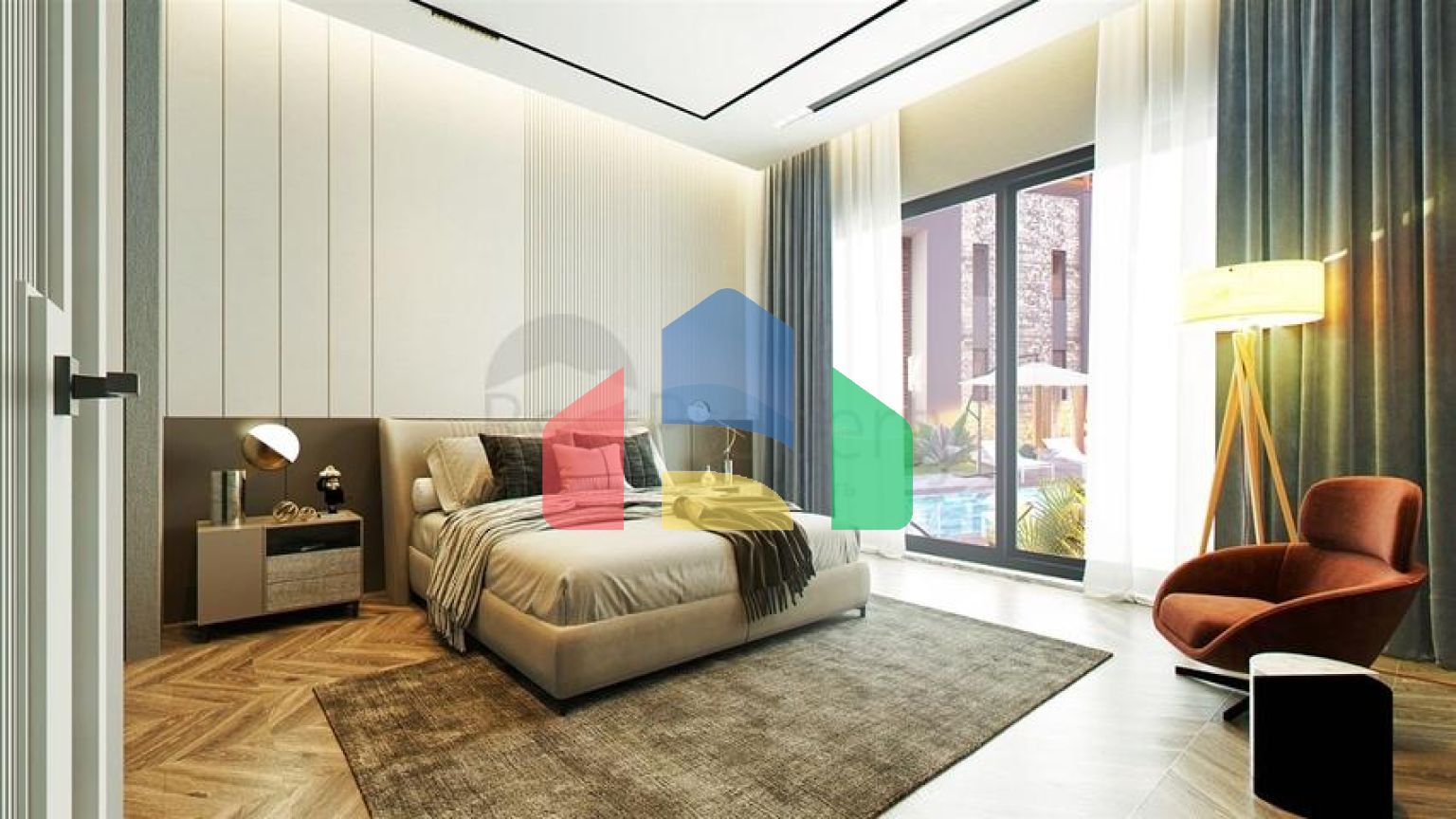 Квартира планировки 4+1 в районе Алтынташ - Анталия