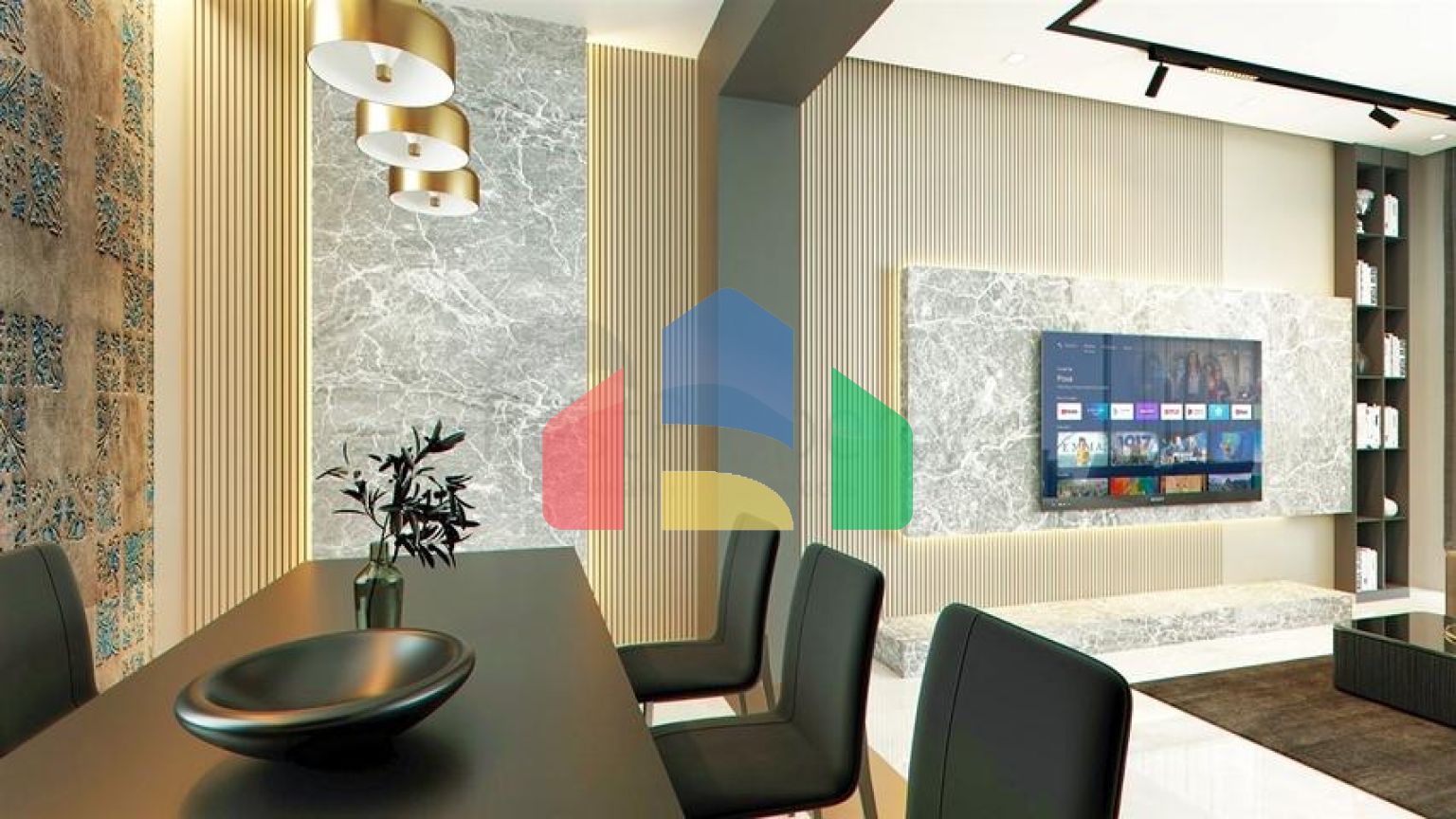 Квартира планировки 4+1 в районе Алтынташ - Анталия