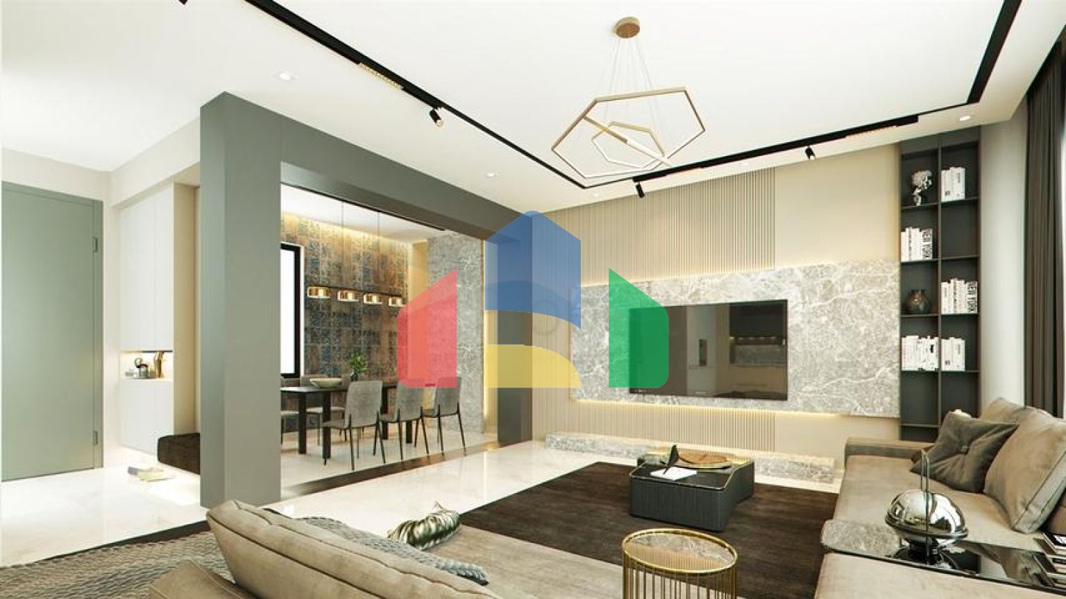 Квартира планировки 4+1 в районе Алтынташ - Анталия