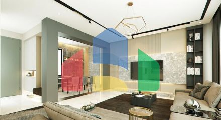 Квартира планировки 4+1 в районе Алтынташ - Анталия