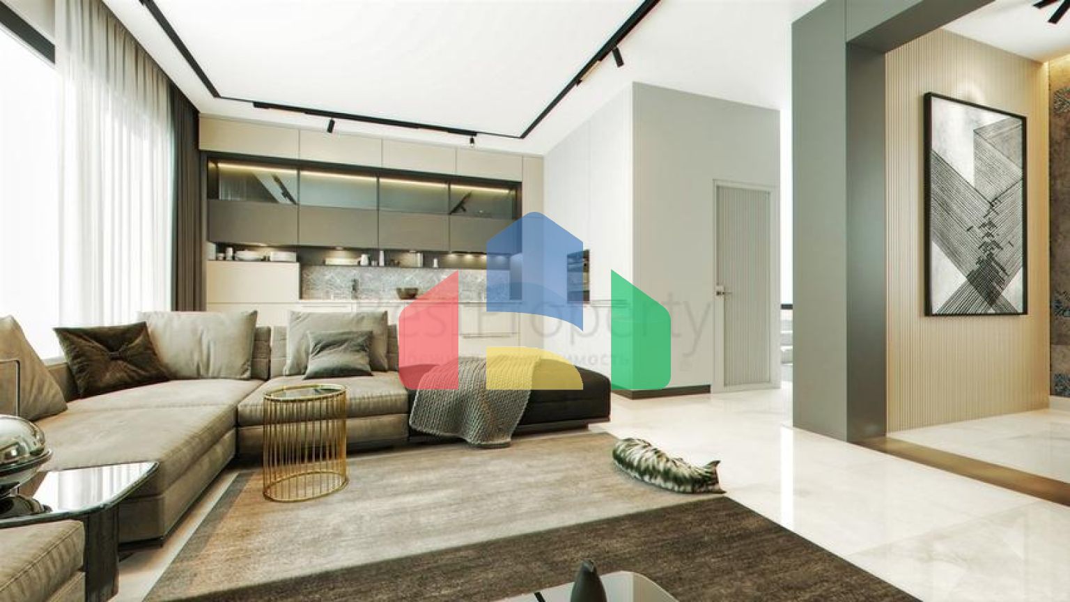 Квартира планировки 4+1 в районе Алтынташ - Анталия