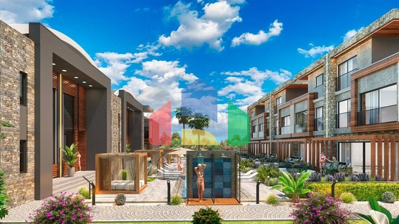 Квартира планировки 4+1 в районе Алтынташ - Анталия