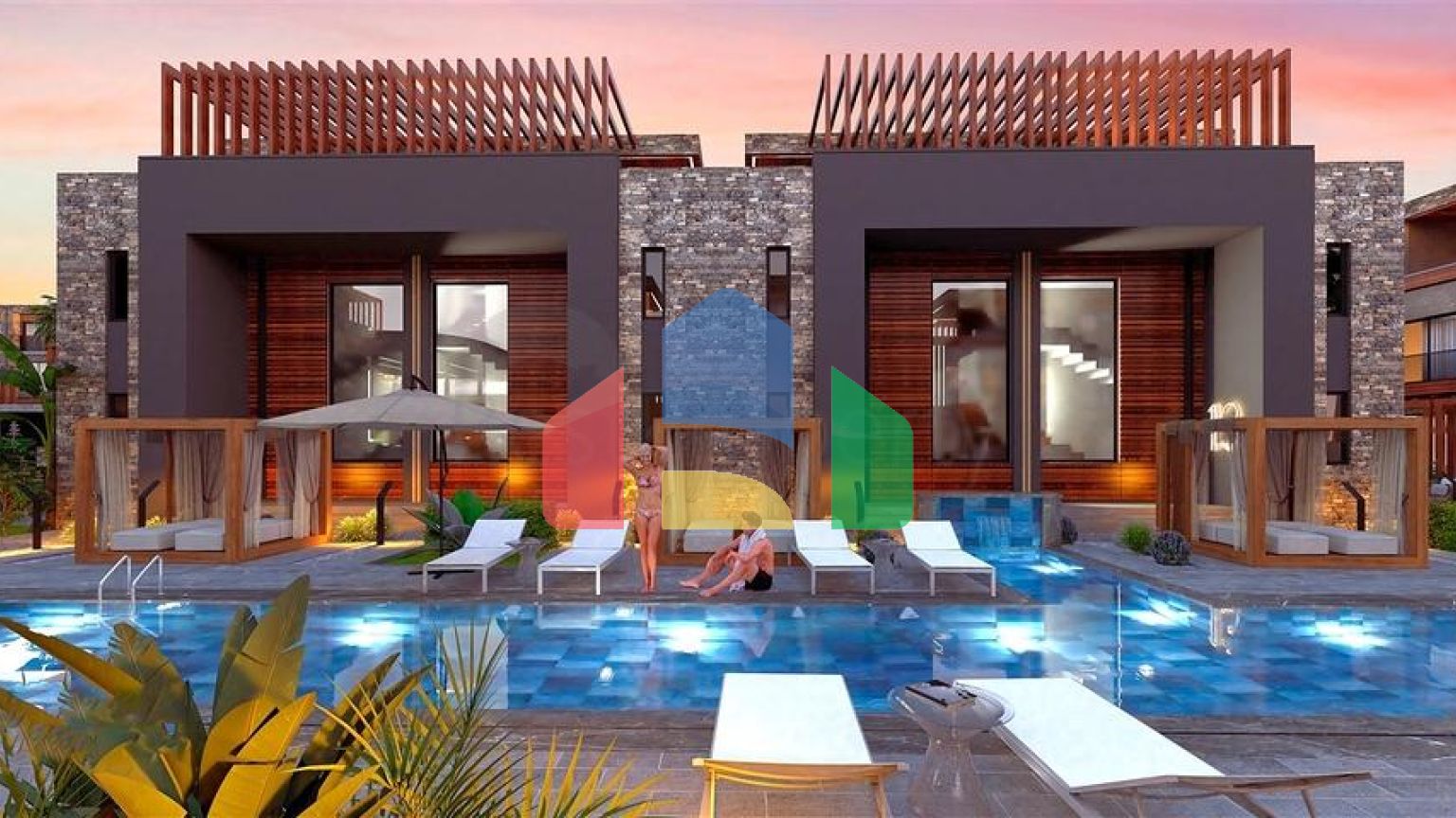 Квартира планировки 4+1 в районе Алтынташ - Анталия