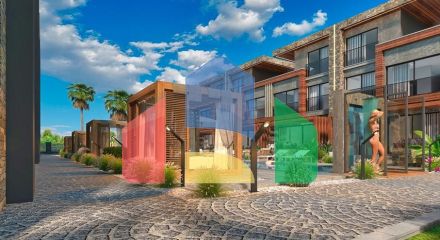 Квартира планировки 4+1 в районе Алтынташ - Анталия