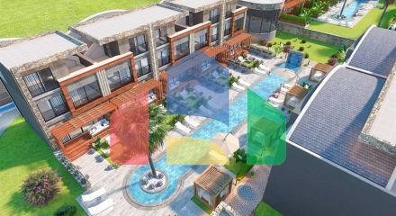 Квартира планировки 4+1 в районе Алтынташ - Анталия