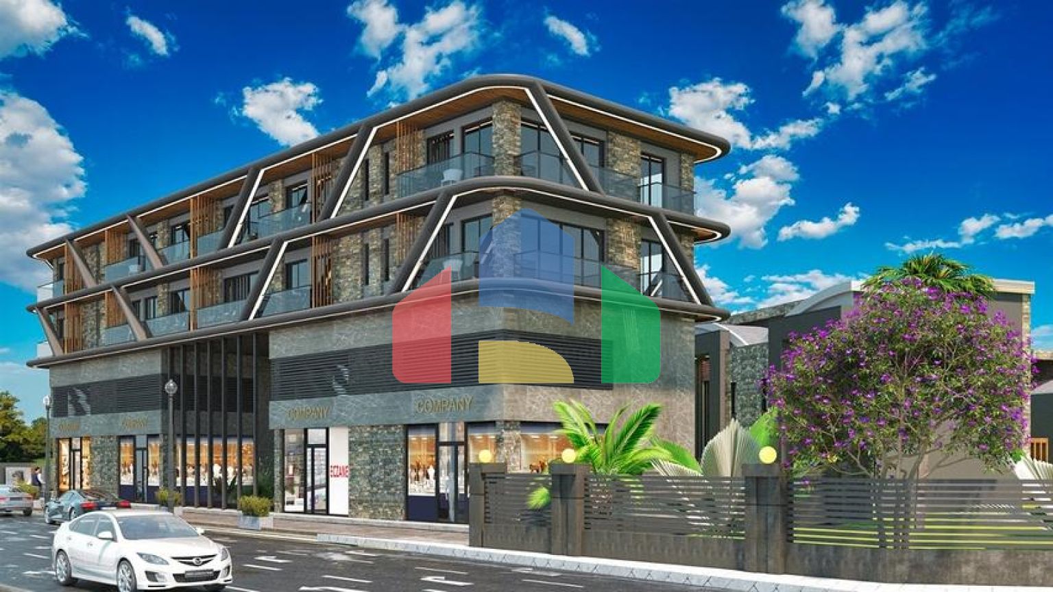 Квартира планировки 4+1 в районе Алтынташ - Анталия