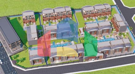 Квартира планировки 4+1 в районе Алтынташ - Анталия