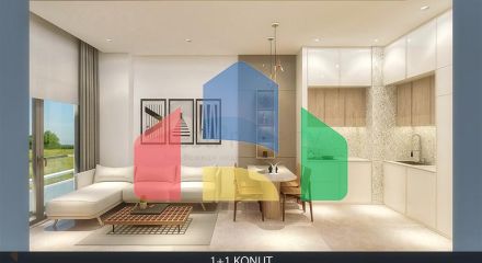 Квартира планування 1 + 1 в районі Алтинташ - Анталія