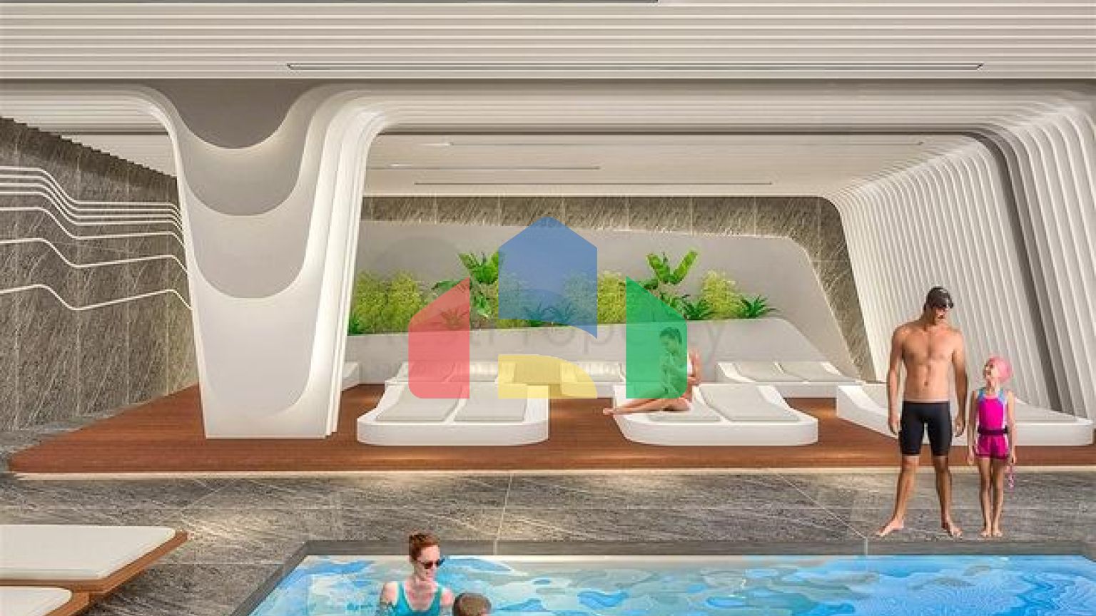 Квартира планування 1 + 1 в районі Алтинташ - Анталія