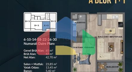 Инвестиционный проект в районе Алтынташ - Анталия