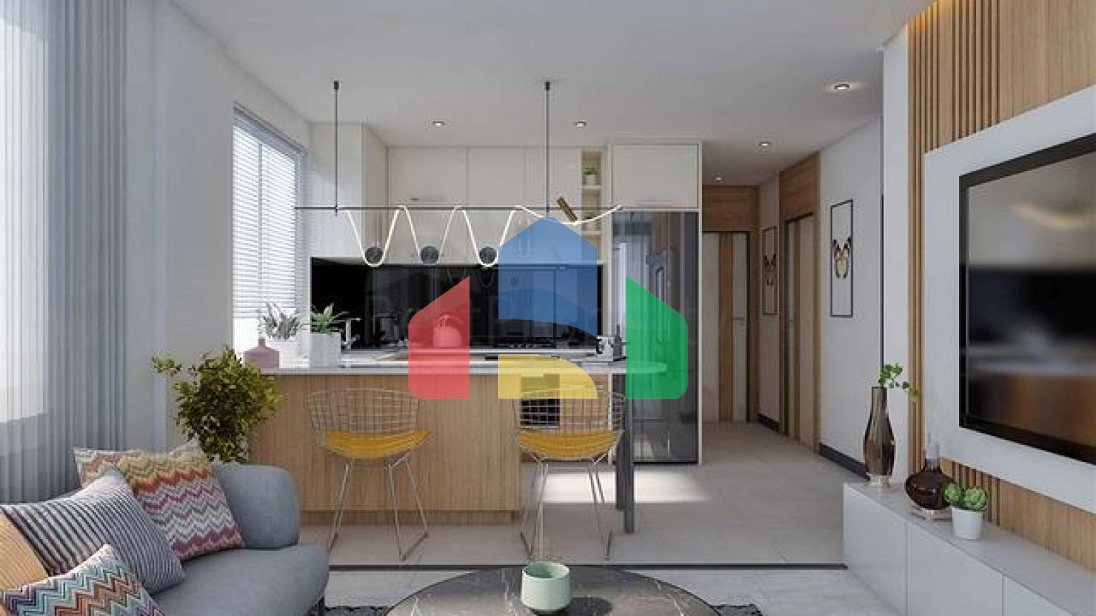 Квартири планування 1 + 1 і 2 + 1 в районі Алтинташ - Анталія