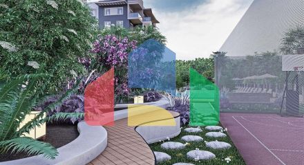 Квартири планування 1 + 1 і 2 + 1 в районі Алтинташ - Анталія