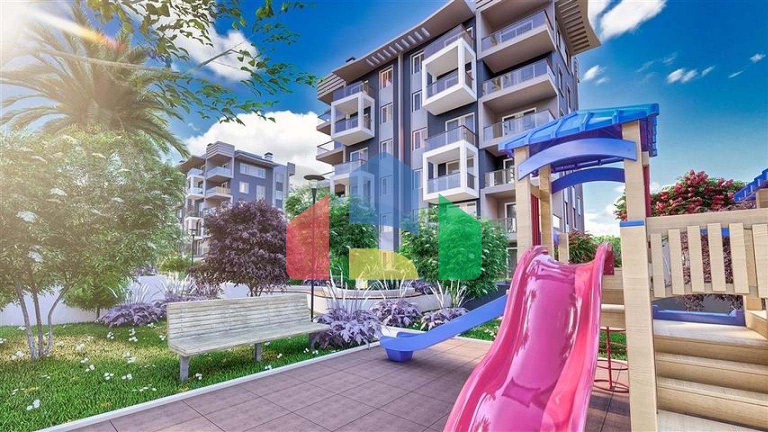 Квартири планування 1 + 1 і 2 + 1 в районі Алтинташ - Анталія