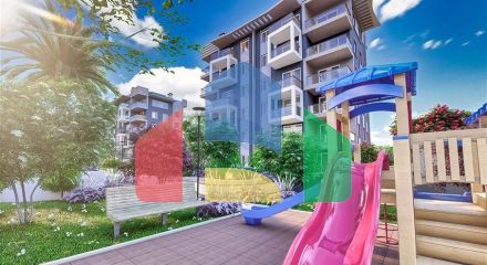 Квартири планування 1 + 1 і 2 + 1 в районі Алтинташ - Анталія