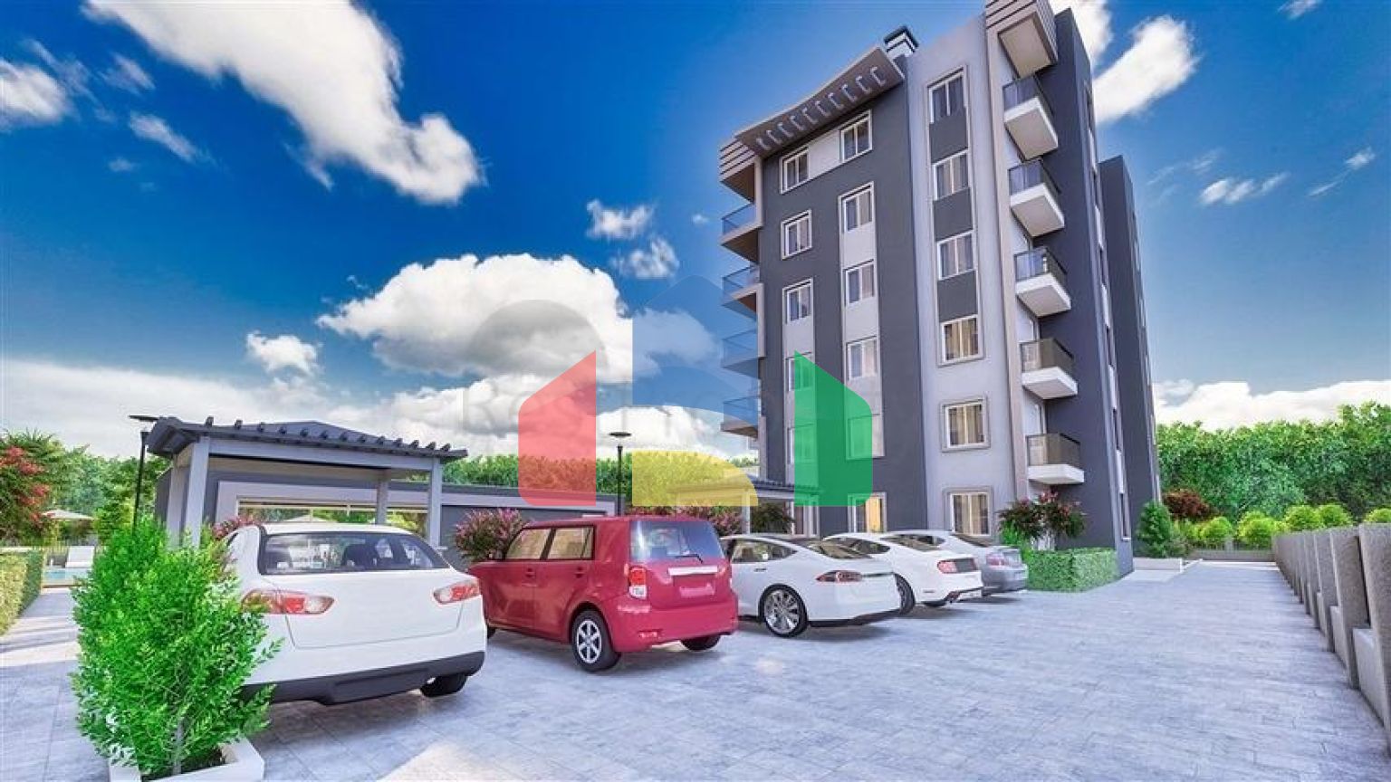 Квартири планування 1 + 1 і 2 + 1 в районі Алтинташ - Анталія