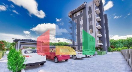 Квартири планування 1 + 1 і 2 + 1 в районі Алтинташ - Анталія