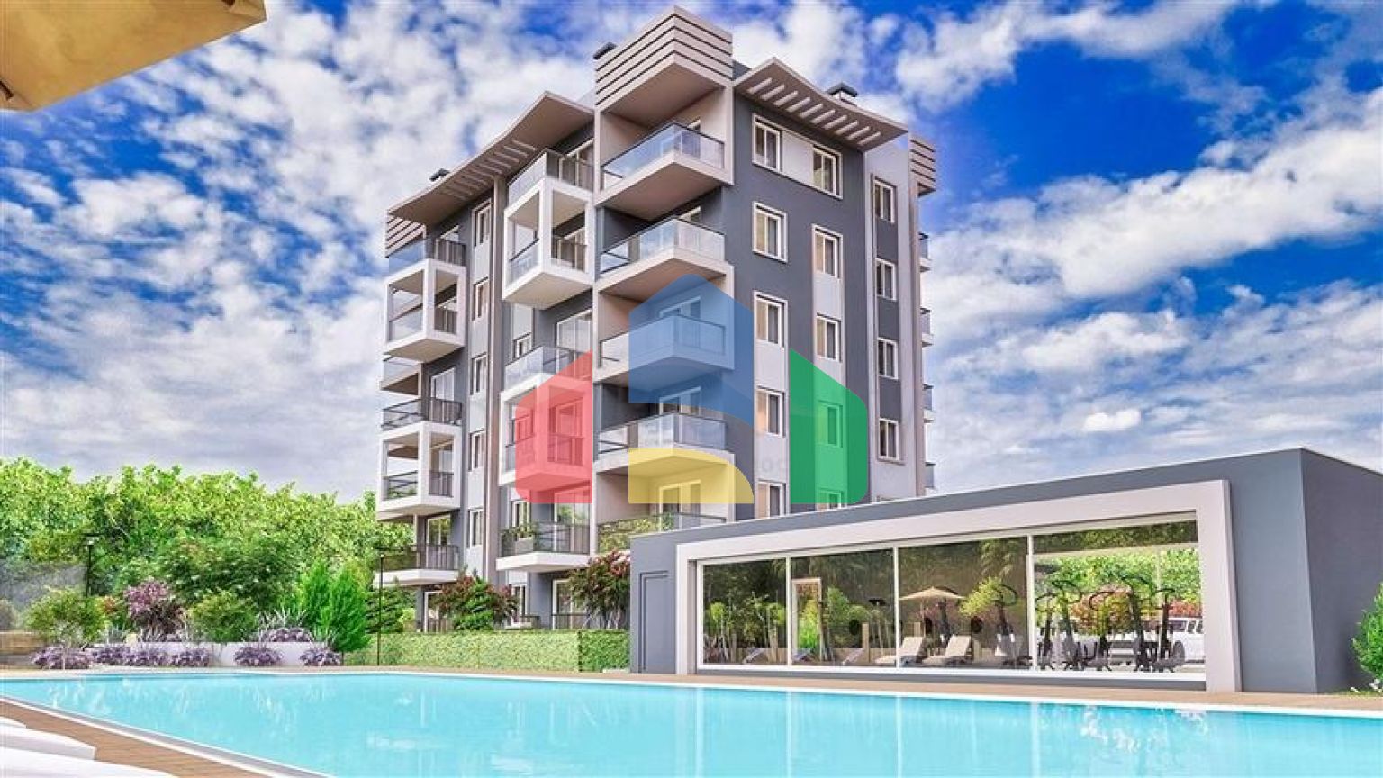 Квартири планування 1 + 1 і 2 + 1 в районі Алтинташ - Анталія