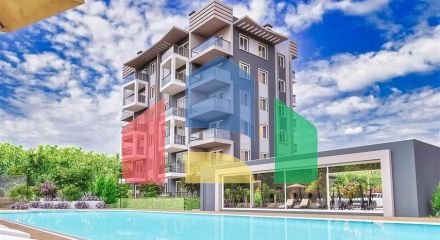 Квартири планування 1 + 1 і 2 + 1 в районі Алтинташ - Анталія