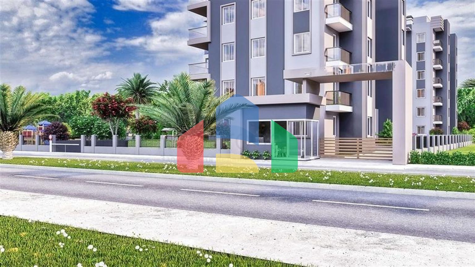 Квартири планування 1 + 1 і 2 + 1 в районі Алтинташ - Анталія