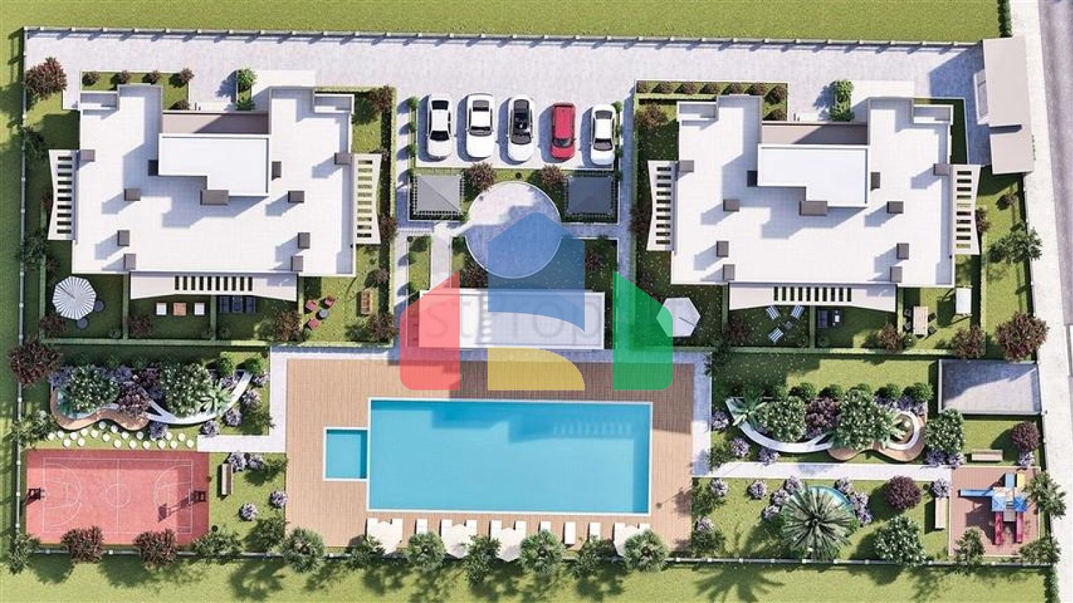 Квартири планування 1 + 1 і 2 + 1 в районі Алтинташ - Анталія