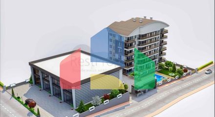 На продажу выставлено комерческое помещение в районе Алтынташ - Анталия