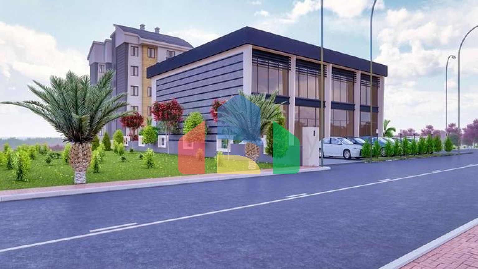 На продажу выставлено комерческое помещение в районе Алтынташ - Анталия