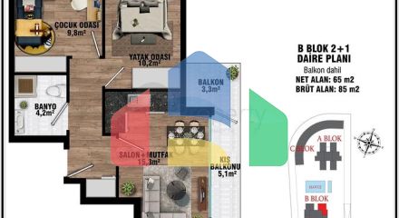 Инвестиционный проект в микрорайоне Алтынташ - Анталия