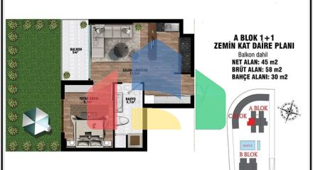 Инвестиционный проект в микрорайоне Алтынташ - Анталия