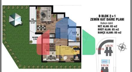 Инвестиционный проект в микрорайоне Алтынташ - Анталия
