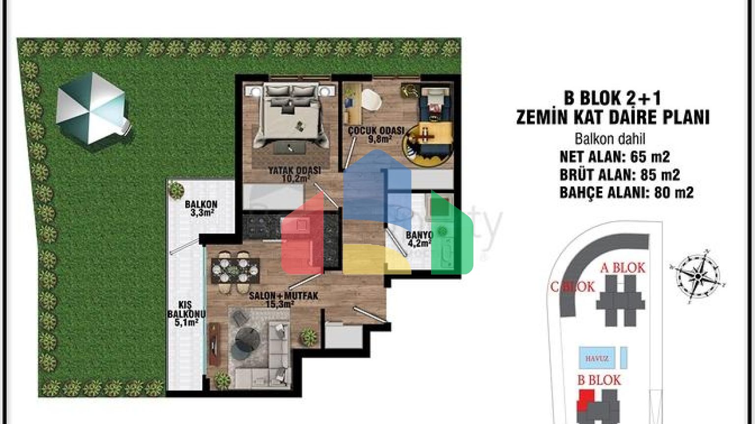 Инвестиционный проект в микрорайоне Алтынташ - Анталия